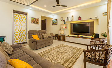 Best Living Room Interior designers in bangalore